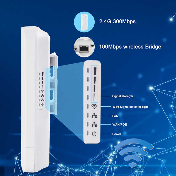 Hot Selling KuWFi Bridge Wifi 300Mbps Outdoor Long Range Wifi Extender ...