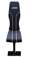 Banc de musculation pliable pour la maison, chaise d'exercice multifonctionnelle réglable, équipement de gym compact pour l'intérieur, table d'entraînement peu encombrante
