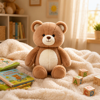 Mini-ours en peluche pour enfants, jouets doux en peluche, vente en gros, animaux en peluche personnalisés, jouets ours bruns, jouet ours en peluche