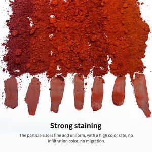 İnorganik kırmızı demir oksit Fe2O3 Pigment ferrik oksit Construction Construction marka endüstriyel sınıf inşaat endüstriyel kullanım için deri - Product Image 2