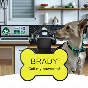 Etiquettes personnalisées en silicone pour animaux de compagnie Porte-étiquette pneumatique personnalisé Décoration en dentelle pour collier de chien Style tendance QR <span class=keywords><strong>Code</strong></span> Etiquettes en silicone pour animaux de compagnie - Product Image 3