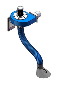 <span class=keywords><strong>Campana</strong></span> <span class=keywords><strong>extractora</strong></span> de polvo con brazo de extracción de humos flexible a <span class=keywords><strong>precio</strong></span> de fábrica con ventilador de extracción de polvo - Product Image 6