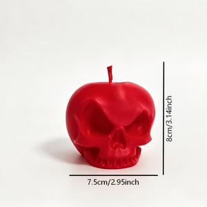 Manzana Ecológica Impresa en 3D con PLA para Decoración de Escritorio Estilo Gótico, Adorno Creativo para Halloween - Product Image 4