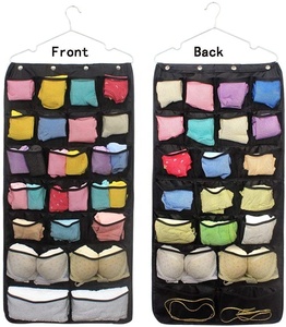Dual-Sided Hanging <strong>Closet</strong> Organizer with 42 Mesh Pockets and Metal Hanger Oxford Storage Bags for Tools 2-Sided <strong>Design</strong> - Product Image 1