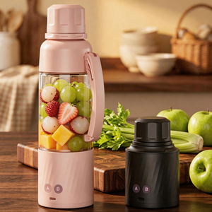 Mini-mixeur électrique portable de voyage, version améliorée premium, 650 ml, rechargeable USB, 6 lames - Product Image 1