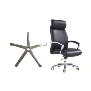 BIFMA liga de alumínio Die Casting cinco estrelas High Legs cadeira acessórios para vários lugares - Product Image 3