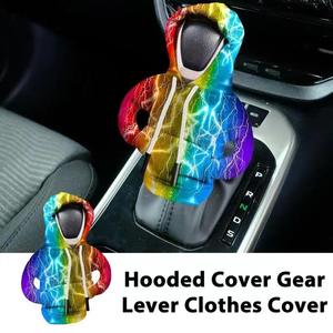 Creative Popular Car Gear Lever Cover Sudadera con capucha Gear Shift Cubierta protectora <span class=keywords><strong>para</strong></span> kits interiores - Product Image 6