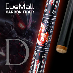 Queue de billard CueMall en fibre de carbone de 19 oz, pointe de 12,5 mm, conception à faible déviation, frappe précise, sensation excellente - Product Image 2