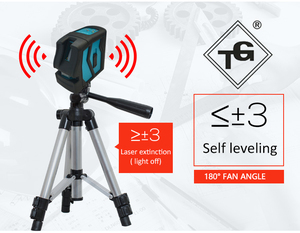 Máy <span class=keywords><strong>Laser</strong></span> Mini TG101A 180 Độ Chuyên Nghiệp 2 Vạch <span class=keywords><strong>Laser</strong></span> Xanh - Product Image 3