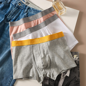 Nouveaux Boxers Sportifs Homme 2026 Couleur Unie Taille Mi-Haute Confortables Respirants Quotidien Décontracté - Product Image 1