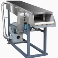 Sécheur à air pulsé vibrant en acier inoxydable |    Sécheur à fréquence variable pour ligne de production de granulation et de recyclage de plastique