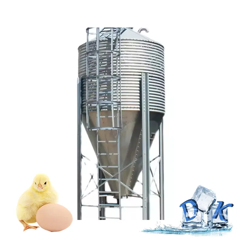 Pollame pollo zootecnia stoccaggio alimentazione torre silo attrezzature per stoccaggio silo grano zincato per l'alimentazione dei suini