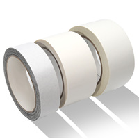 Rouleau de ruban adhésif double face acrylique sensible à la pression 6mm mesure le matériau de tissu de masquage résistant à la chaleur