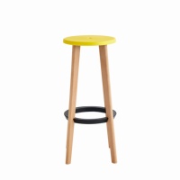 Chaise de bar en fer de style nordique moderne, tabouret de bar de luxe pour chambre, hôtel, maison, salon, table d'îlot