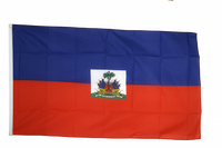 Nouveau drapeau bannière Haïti 3x5 pieds, nouveau design, 100% polyester