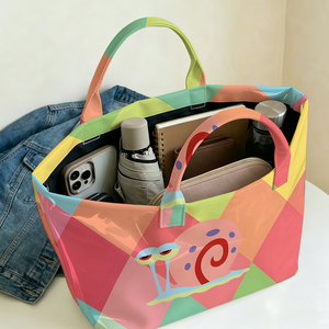 Sac fourre-tout en PVC <span class=keywords><strong>Gary</strong></span> l'<span class=keywords><strong>Escargot</strong></span>, sac à main léger, sac de voyage portable grande capacité, sac à bandoulière pour trajets quotidiens - Product Image 3