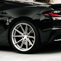 Rines de Aleación Forjados Personalizados SL 21x10 21x11 20x10 21x13 20x9, 5x112 5x120, Plateado Pulido, Multirradio, para BMW X3 X3M Corvette