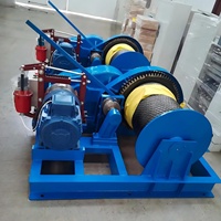 Treuil de levage électrique motorisé de type JK de 1 tonne pour le levage de matériaux dans les mines et les entrepôts