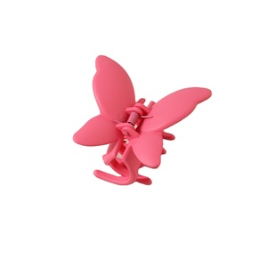 Popular elegante Color sólido mate mariposa pinza para el pelo <span class=keywords><strong>niña</strong></span> verano tocado Hawaiano mujeres vacaciones fiesta accesorios para el cabello - Product Image 6