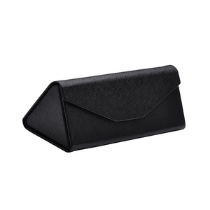 Custodia per occhiali da sole in pelle sintetica di alta qualità pieghevole da viaggio con Logo personalizzato all'ingrosso - Product Image 3