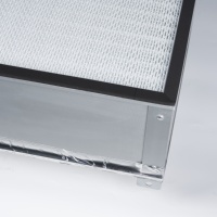 FRESH Filtre HEPA plissé mini en papier filtre en fibre de verre ultrafine H14, pour environnements à haute température, avec cadre en aluminium, pour applications pharmaceutiques Clean 1