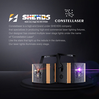 Projecteur laser de scène Shehds DMX512 ILDA RGB avec animation laser pour DJ, club, concert, fête, mariage, spectacle