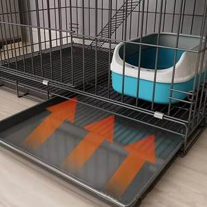 Modern katlanabilir demir kedi kafes tasarımları özelleştirilmiş istiflenebilir kapalı ve açık muhafazalar hizmetleri - Product Image 3