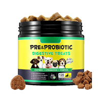 Comprimés à mâcher probiotiques pour chiens de marque privée, santé digestive, santé intestinale, friandises multivitaminées riches en protéines, compléments alimentaires pour chiens
