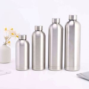Modern Design Vacuum Insulated Stainless Steel Water Bottle Minimalist Style Travel Use 24H Thermal Retention Multi Color Option - Product Image 3