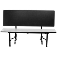 Banc mobile de cantine d'école de meubles de cantine d'excellente qualité avec des roues