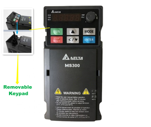 ไดรเวอร์มอเตอร์ AC รุ่น VFD5A5MS43ANSAA ระบบควบคุมความถี่แปรผัน 2.2 กิโลวัตต์ พร้อมใบรับรอง CE - Product Image 5