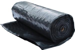 Lámina de Plástico PE Negra en Rollo, Lámina de Polietileno de 6 mil, 1000 Gauge, Película de Construcción, Barrera de Vapor para Pintura - Product Image 4