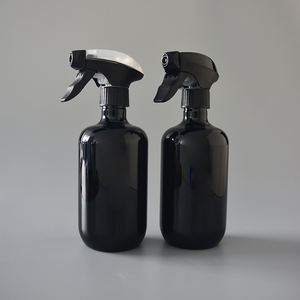 Popular Custom Color <strong>500</strong> ml PET Cylindrical Cosmetic Round Free Samples With Trigger Pump <strong>Plastic</strong> <strong>Bottle</strong> a Set of Packaging - Product Image 2