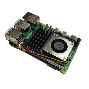 Lampone <span class=keywords><strong>PI</strong></span> 5B soffiatore 3007 + radiatore nero scheda madre CPU attivo dissipatore di calore della ventola di raffreddamento - Product Image 3