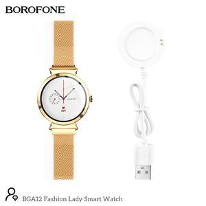 Borofone OEM BGA12 Zinc Alloy Fashion Lady 1.28 Inch HD Full <strong>Touch</strong> <strong>Screen</strong> <strong>Smart</strong> <strong>Watch</strong> - Product Image 4