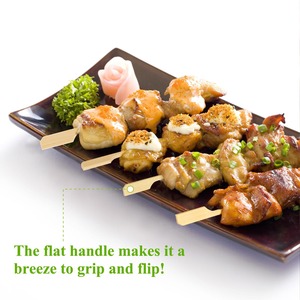 Stuzzicadenti per Cocktail in Bambù - Utensili da <span class=keywords><strong>Bar</strong></span> Ecologici e Usa e Getta con Logo Personalizzato, Consegna Rapida per Cocktail, Frutta, Antipasti e <span class=keywords><strong>Bar</strong></span> - Product Image 3