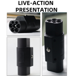 E-mingze thiết kế mới kết nối xe điện sạc Adapter loại <span class=keywords><strong>2</strong></span> iec62196 để gbt <span class=keywords><strong>EV</strong></span> Sạc Adapter chuyển đổi cho gbt xe - Product Image 5