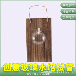 Seeking Excellence Flower Shape Glass Hanging <b>Vase</b> For Hydroponic Plants Wall Mount Decor - Product Image 3