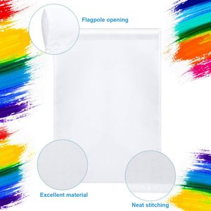 Wholesale 12x18" Double Sided Eco-Friendly Durable Garden Flag Custom Sublimation Printed Polyester <b>Burlap</b> Yard Decor - Product Image 3