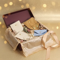 Pochette de luxe en microfibre suédée pour bijoux, anti-rayures, douce et élégante, idéale pour petits objets, breloques et pendentifs