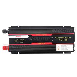 Convertisseur de tension double Xuyuan avec écran LCD, convertisseur de puissance double 12V/24V vers 220V à onde sinusoïdale modifiée pour utilisation automobile - Product Image 4