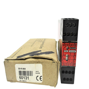 ES-FA-9AA 60131 Relè di Controllo Industriale per Sicurezza PLC, Modulo Circuito Automazione 24VAC DC <span class=keywords><strong>6A</strong></span> - Product Image 1