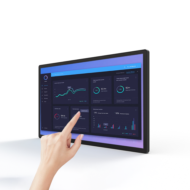 7" 8" 11" 12" 15" 17" 21" HD 1080P Touch Pc Display Capacitive Touch Screen Computer Monitor with Metal case