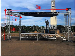Factory Aluminum <b>Lighting</b> Spigot Bolts Truss Display Portable Exhibition Events Stage Truss System - Product Image 4