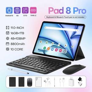 แท็บเล็ตพีซีสำหรับธุรกิจ ขนาด 11 นิ้ว รุ่น Pad 8 Pro หน้าจอแบบ Capacitive Octa Core รองรับซิมคู่ รองรับหลายภาษา ระบบปฏิบัติการ Android ชิปเซ็ต MTK6797 รองรับ 5G - Product Image 3