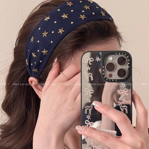 Serre-têtes Étoiles Vintage Élégants pour Femmes en Tissu et Résine – Idéaux pour les Fêtes et le Quotidien - Product Image 4