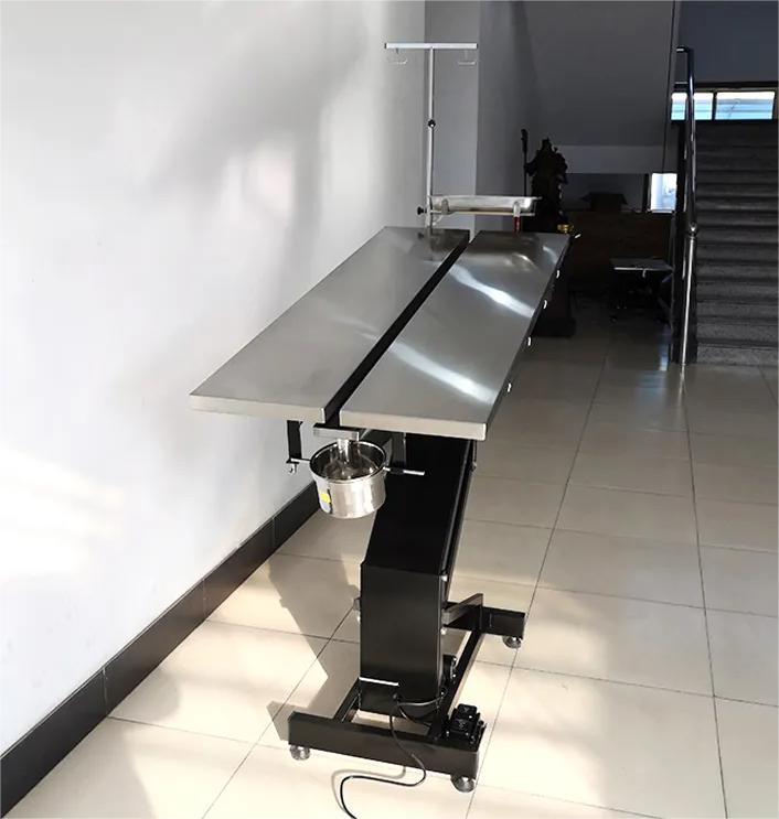 Stainless Steel Veterinary Clinic Table Veterinary Surgery Electric Operation Table