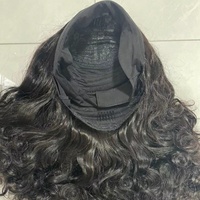 Fournisseur en gros de perruques bandeau pour cheveux brésiliens SDD, densité 250%, ondulées élastiques, sans dentelle, adaptées aux femmes noires