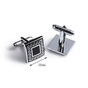 Gemelos para Camisa de Hombre Franceses, Gemelos de Metal Esmaltado Exquisitos, Personalizables - Product Image 4