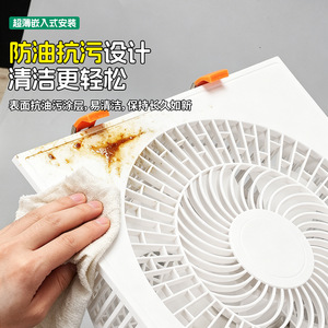 Ventilador de techo de 220V con control remoto, diseño a prueba de aceite para ventilación de cocina. - Product Image 1